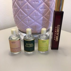4711 Acqua Colonia and Elizabeth & James travel size